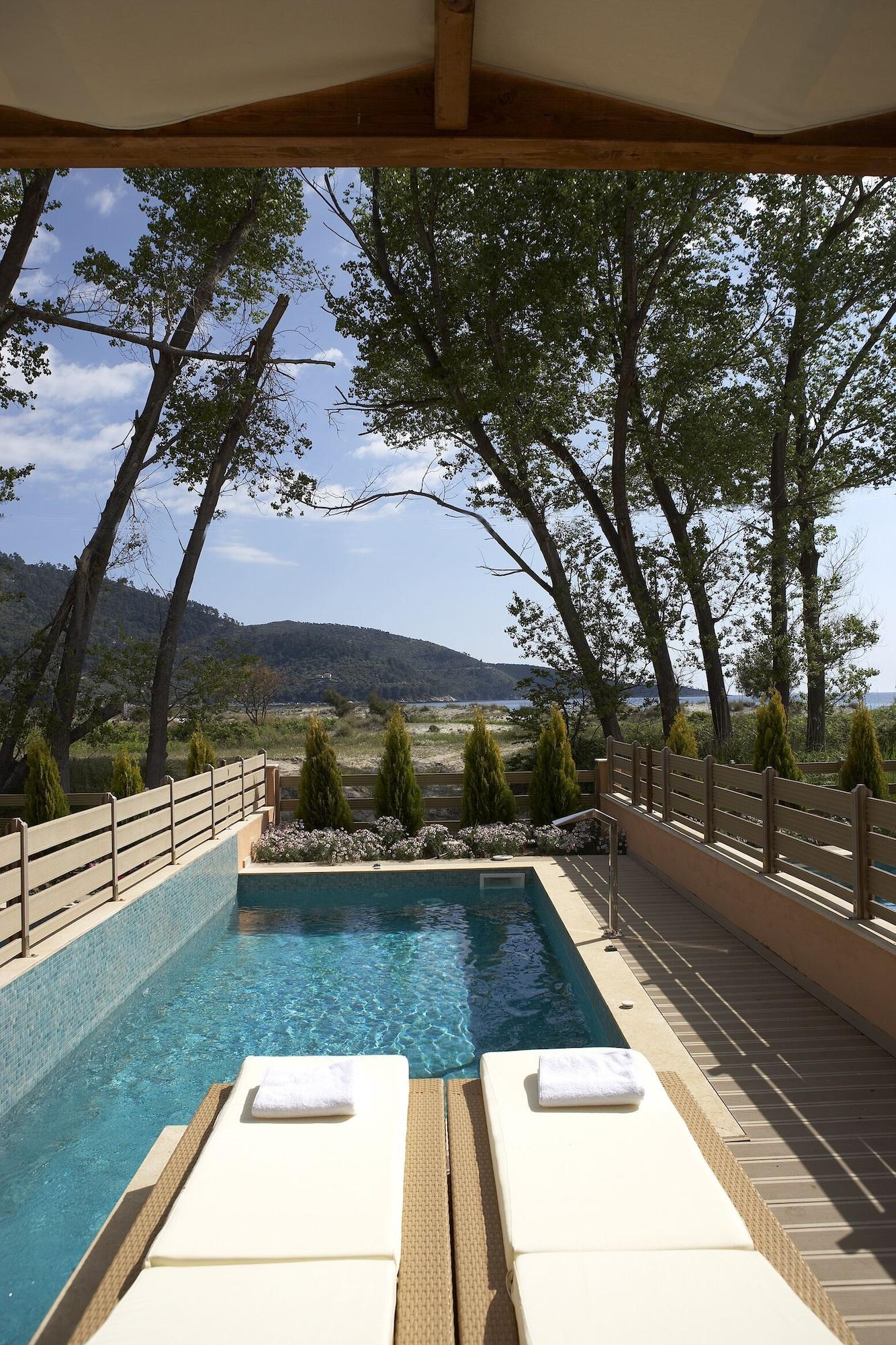 Alexandra Golden Boutique Hotel-Adults Only Chrysi Ammoudia Bagian luar foto