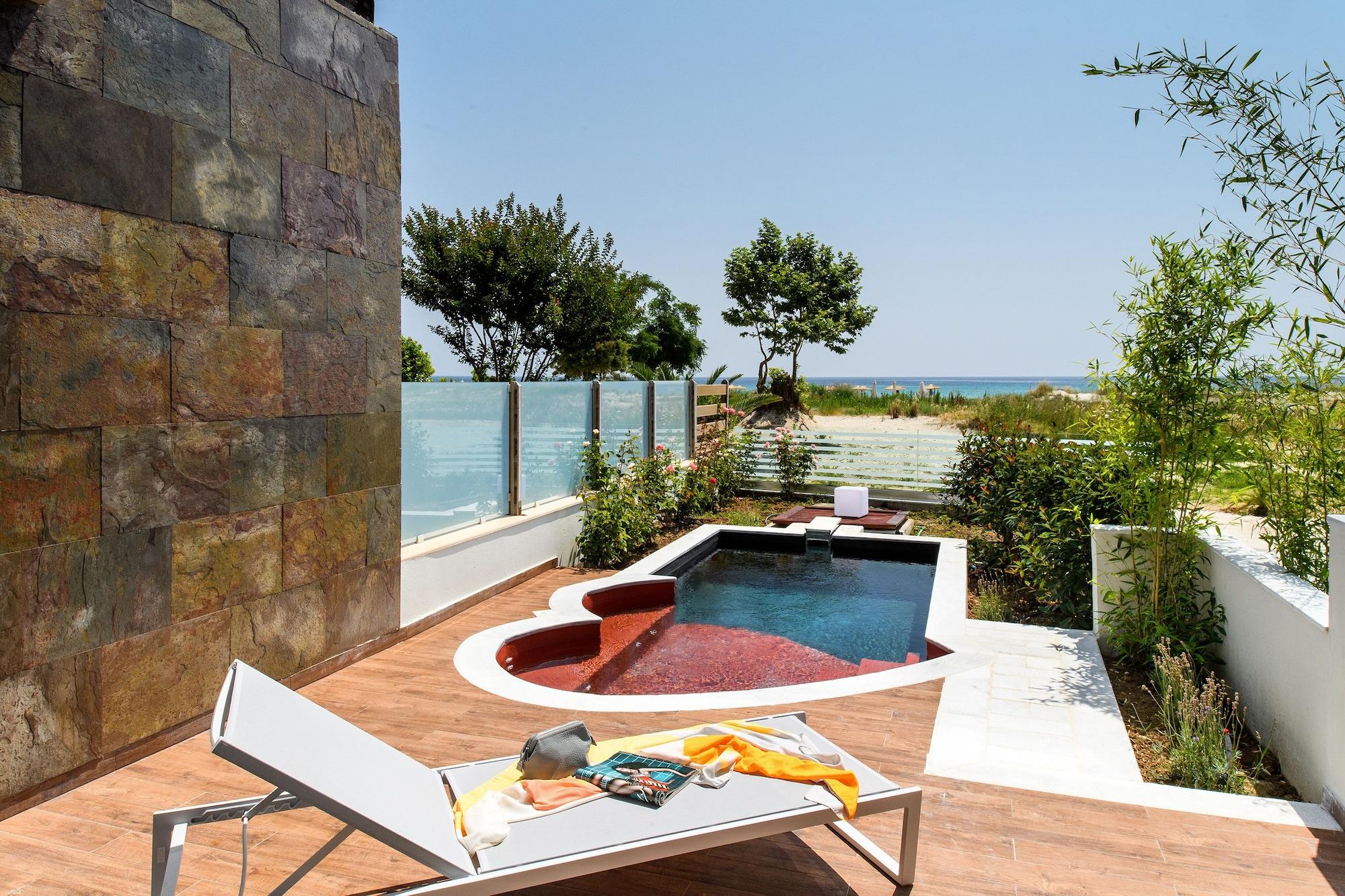 Alexandra Golden Boutique Hotel-Adults Only Chrysi Ammoudia Bagian luar foto